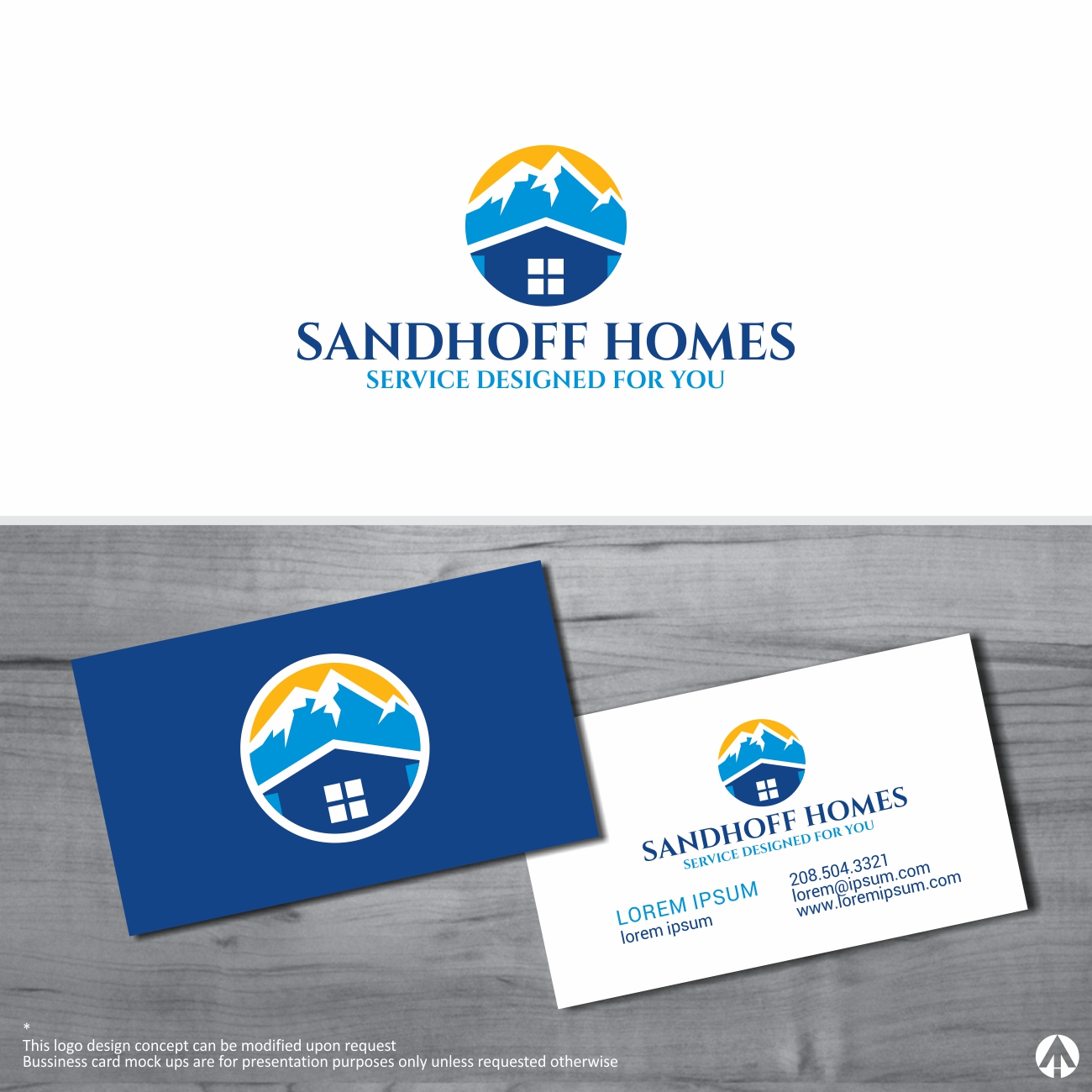 Logo Design by MBARO for Sandhoff Homes  | Design #19167527