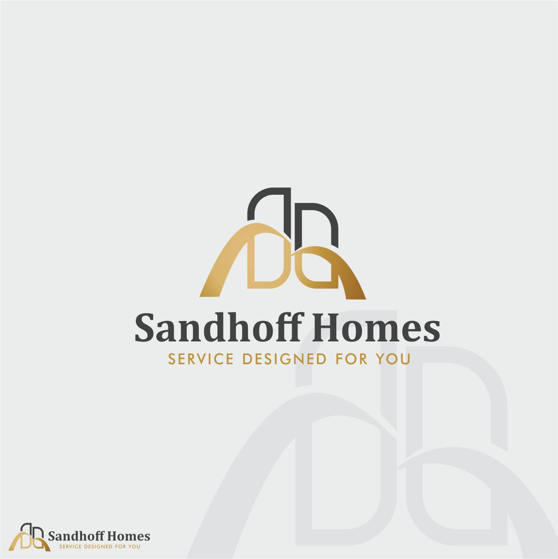 Logo Design by junior pxl design for Sandhoff Homes  | Design #19140963
