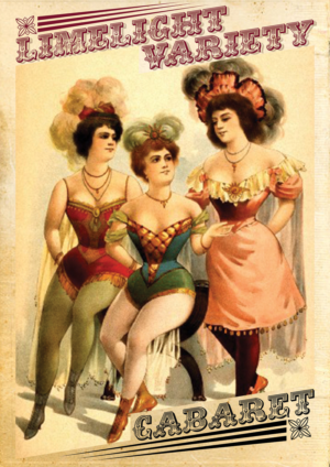 Limelight Variety Cabaret | Flyer Design by Zhor Signatures