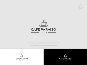 Cafe Paraíso Club | Logo Design by Kejo87