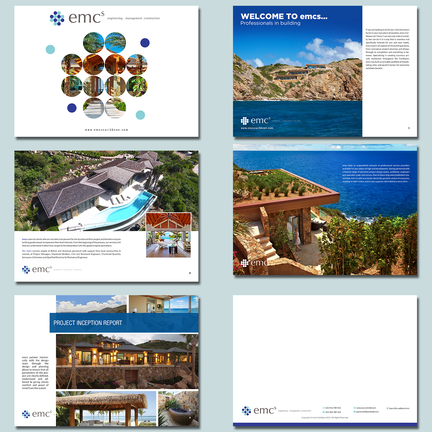 Broschüren-Design von debdesign für emcs Caribbean Ltd | Design #19154671