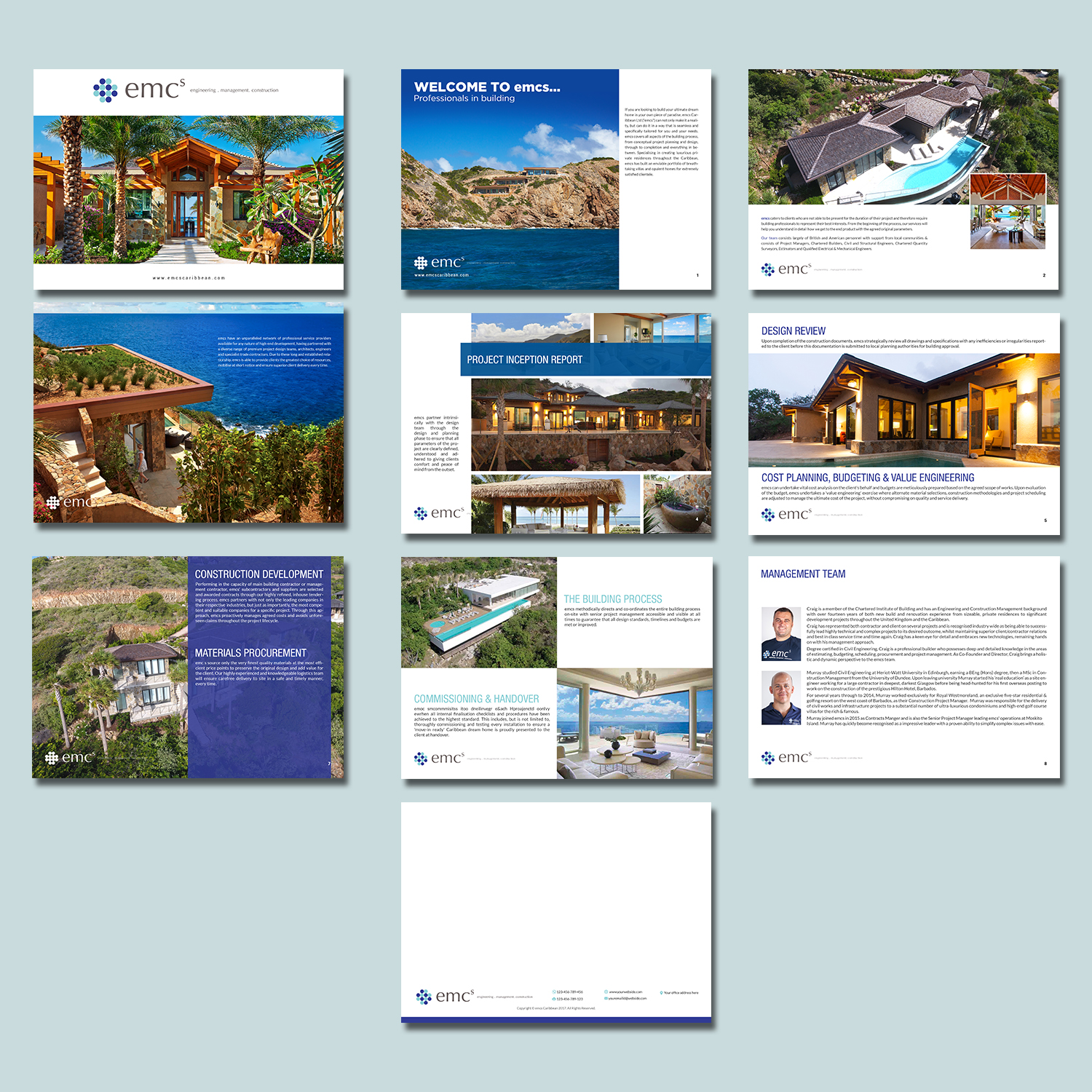 Broschüren-Design von debdesign für emcs Caribbean Ltd | Design #19175989