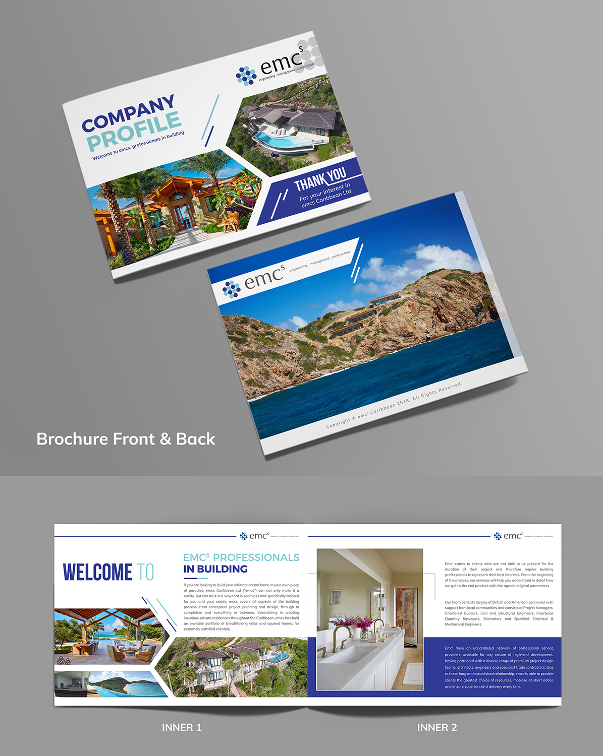 Design de Brochure par SAI DESIGNS pour emcs Caribbean Ltd | Design #19156640