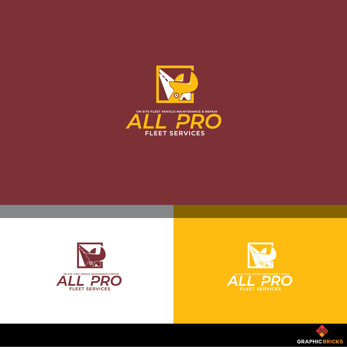 Logo Design by Graphic Bricks for All-Pro Fleet Services  | Design #19147587