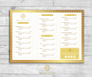Menu Design by AdriQ