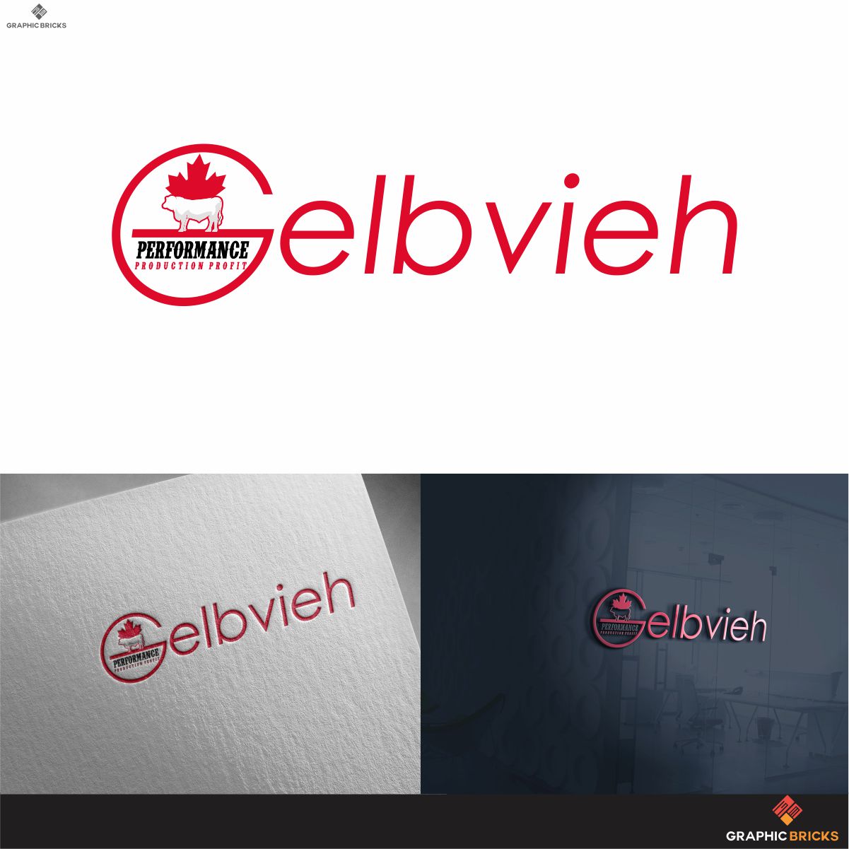 Logo Design by Graphic Bricks for CANADIAN GELBVIEH ASSOCIATION | Design #19223670