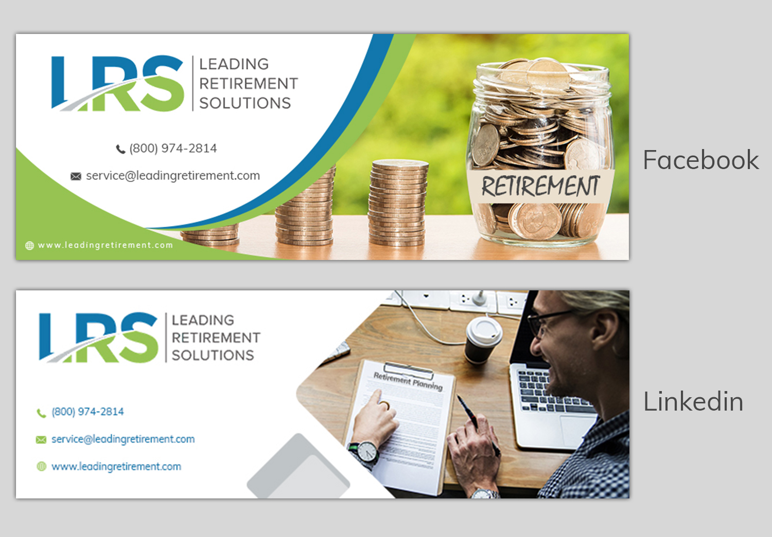 Banner Ad Design by SAI DESIGNS for Leading Retirement Solutions LLC | Design #19328447