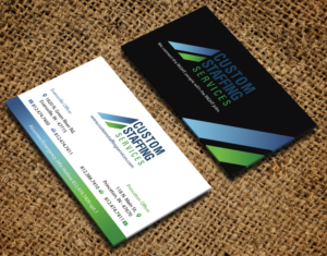Business Card Design by Riz' for Custom Staffing Services | Design #19148014