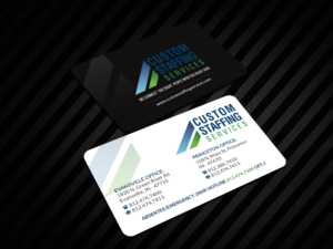 Business Card Design by Creations Box 2015 for Custom Staffing Services | Design: #19153228