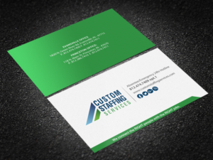 Design de Carte de Visite par Brand aid pour Custom Staffing Services | Design : #19144873
