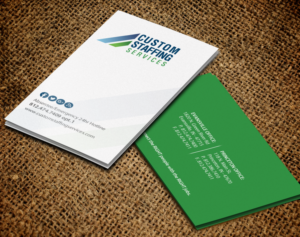 Design de Carte de Visite par Brand aid pour Custom Staffing Services | Design : #19144886