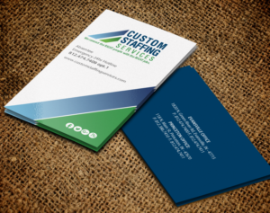Design de Carte de Visite par Brand aid pour Custom Staffing Services | Design : #19144887