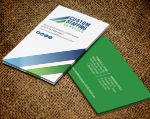 Design de Carte de Visite par Brand aid pour Custom Staffing Services | Design : #19144888