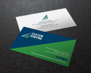 Design de Carte de Visite par Brand aid pour Custom Staffing Services | Design : #19148841