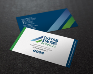 Design de Carte de Visite par Brand aid pour Custom Staffing Services | Design : #19148842