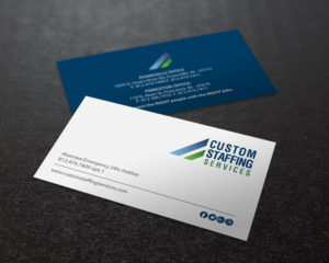 Design de Carte de Visite par Brand aid pour Custom Staffing Services | Design : #19148843