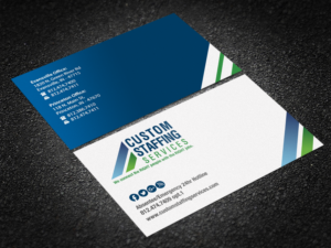 Design de Carte de Visite par Brand aid pour Custom Staffing Services | Design : #19157121