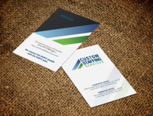 Diseño de Tarjeta de Presentación por chandrayaan.creative para Custom Staffing Services | Diseño: #19145889