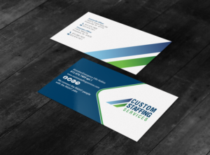Business Card Design by chandrayaan.creative for Custom Staffing Services | Design: #19154001