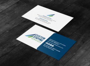 Business Card Design by chandrayaan.creative for Custom Staffing Services | Design: #19154002