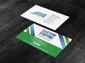 Business Card Design by chandrayaan.creative for Custom Staffing Services | Design: #19154008
