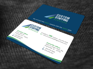 Design de Carte de Visite par Tripti Ranjan Gain pour Custom Staffing Services | Design : #19171639