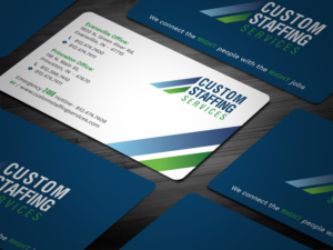 Design de Carte de Visite par Tripti Ranjan Gain pour Custom Staffing Services | Design : #19171642