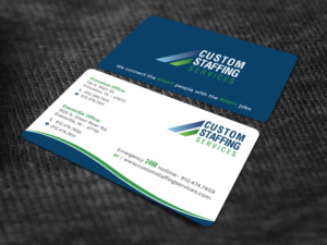 Design de Carte de Visite par Tripti Ranjan Gain pour Custom Staffing Services | Design : #19171646