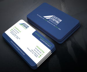 Diseño de Tarjeta de Presentación por Moumita_ para Custom Staffing Services | Diseño: #19170191