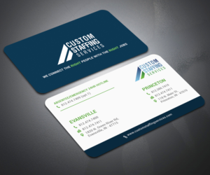 Diseño de Tarjeta de Presentación por Moumita_ para Custom Staffing Services | Diseño: #19172197