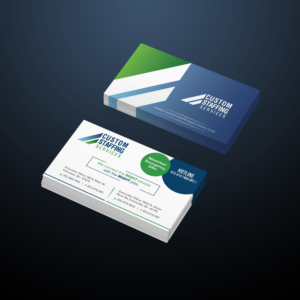 Business Card Design by Maxo-Biz for Custom Staffing Services | Design: #19148462