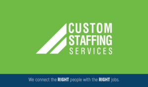 Visitenkarten-Design von DesignzFiveThree für Custom Staffing Services | Design: #19143318