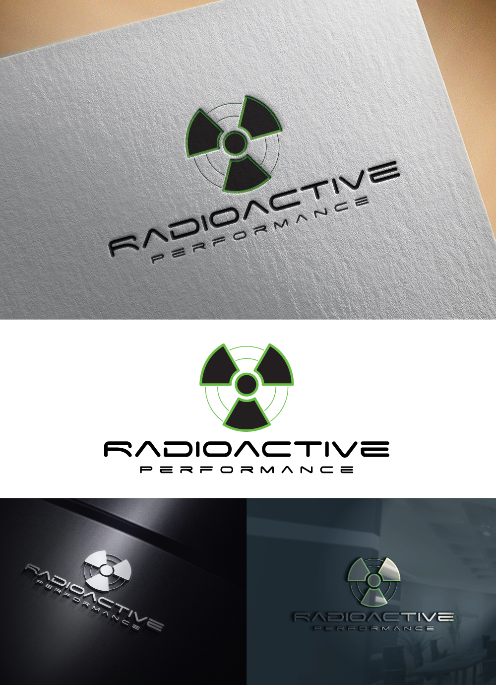 Diseño de Logo por h27 para Radioactive Performance | Diseño #19167329