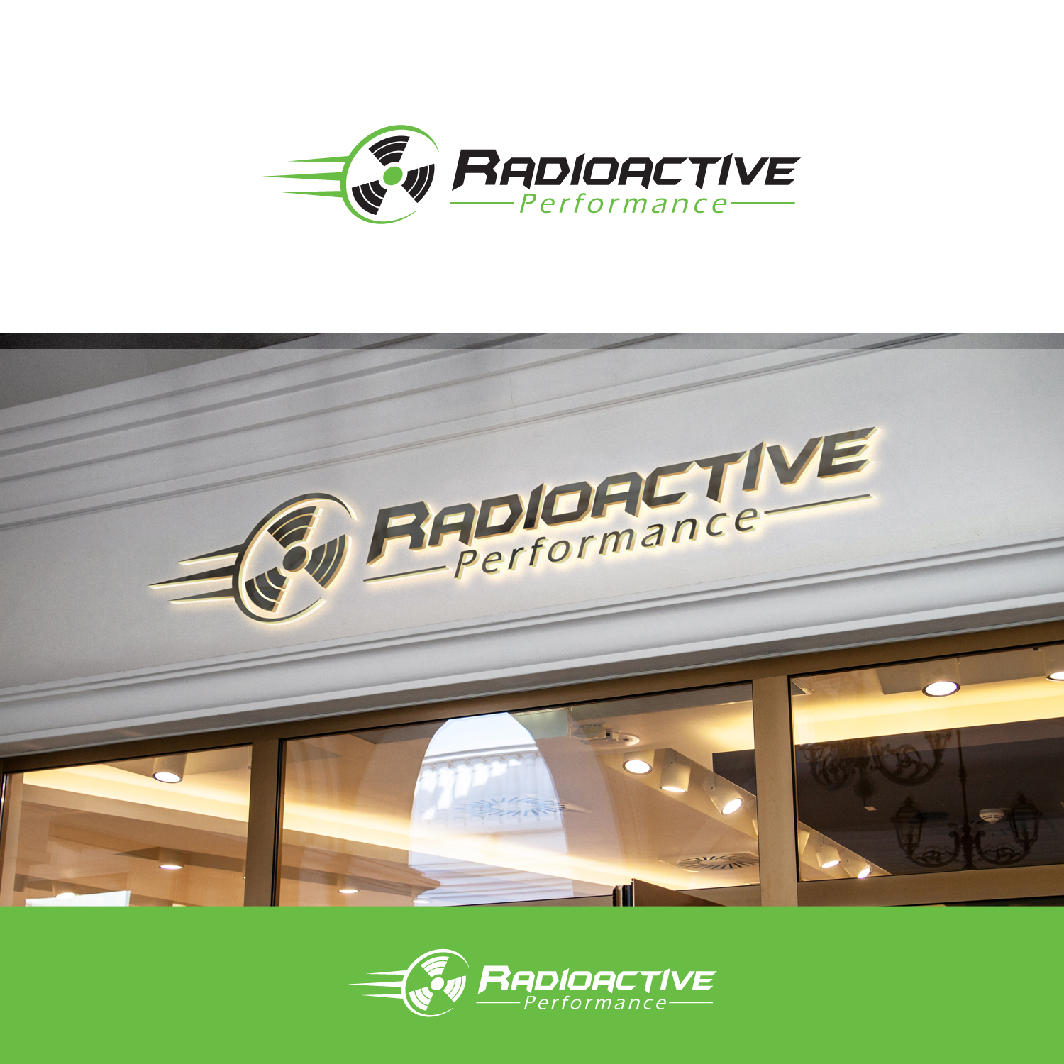 Diseño de Logo por Maxo-Biz para Radioactive Performance | Diseño #19147934