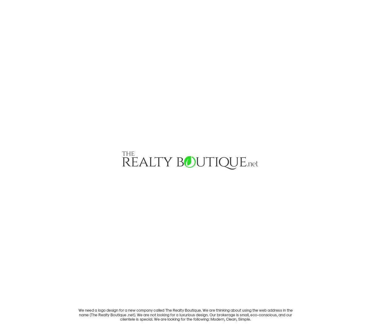Logo Design by GBDESIGN for The Realty Boutique | Design #19204400