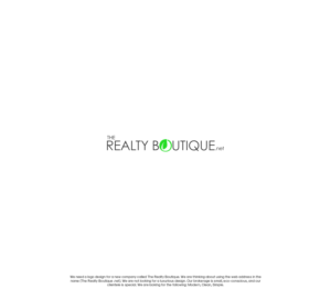 Logo Design by GBDESIGN for The Realty Boutique | Design: #19204436