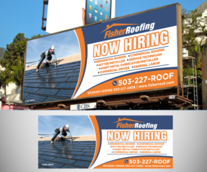 masculine personable billboard design