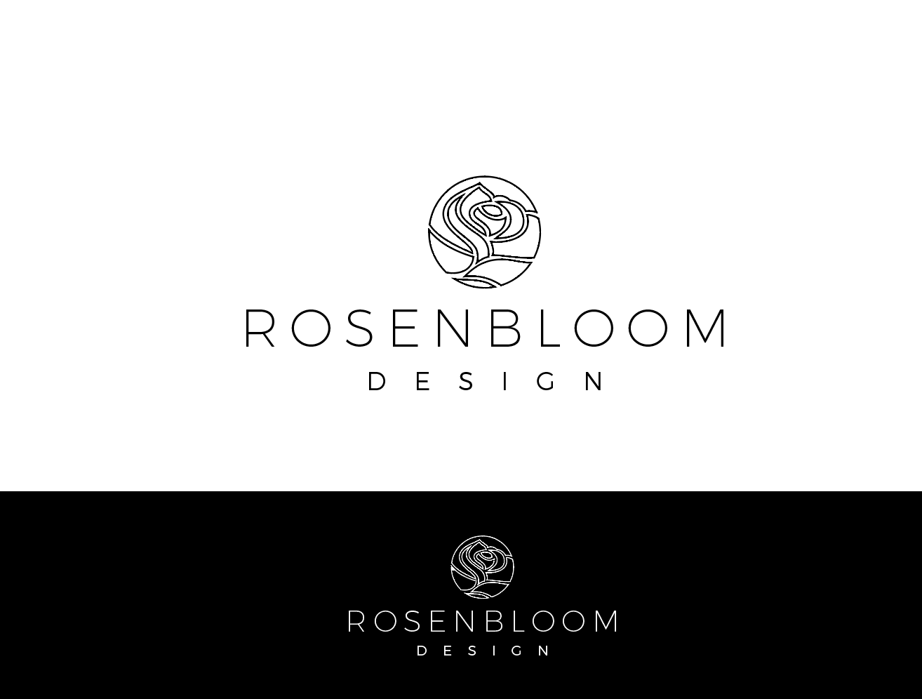 Logo Design by wonderland for Rosenbloom Design | Design #19157481