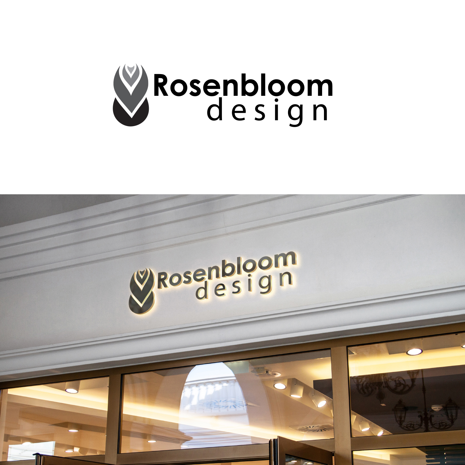 Diseño de Logo por Pia Ceccarelli  para Rosenbloom Design | Diseño #19159907