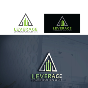 Leverage Commercial Real Estate Services | Logo Design by Finley Johnson
