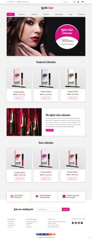 Web Design by pb for this project | Design: #19149146