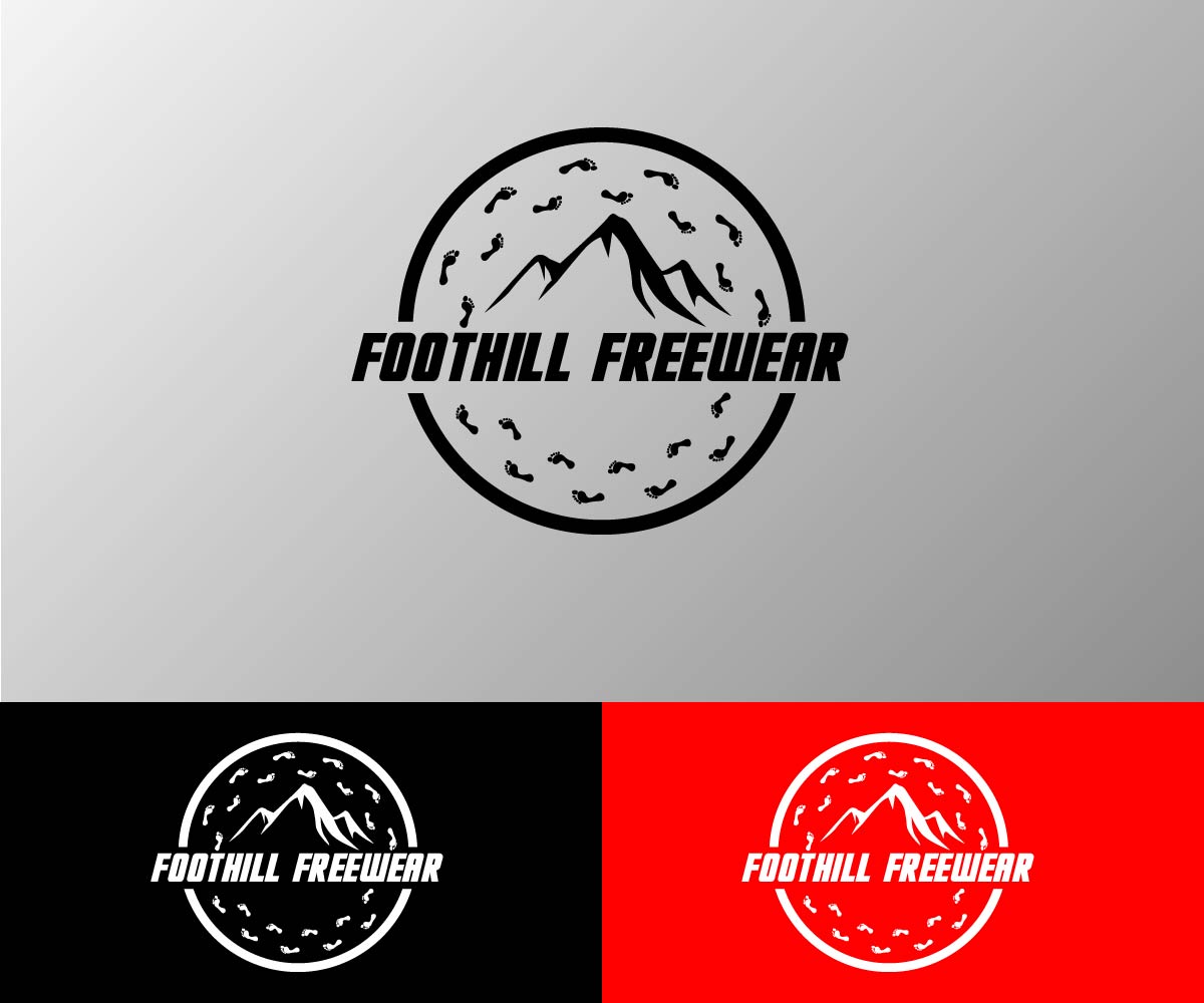 Logo Design by Justin E for Foothill Freewear | Design #19143152