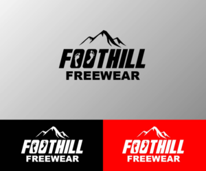 Logo-Design von Justin E für Foothill Freewear | Design: #19143300