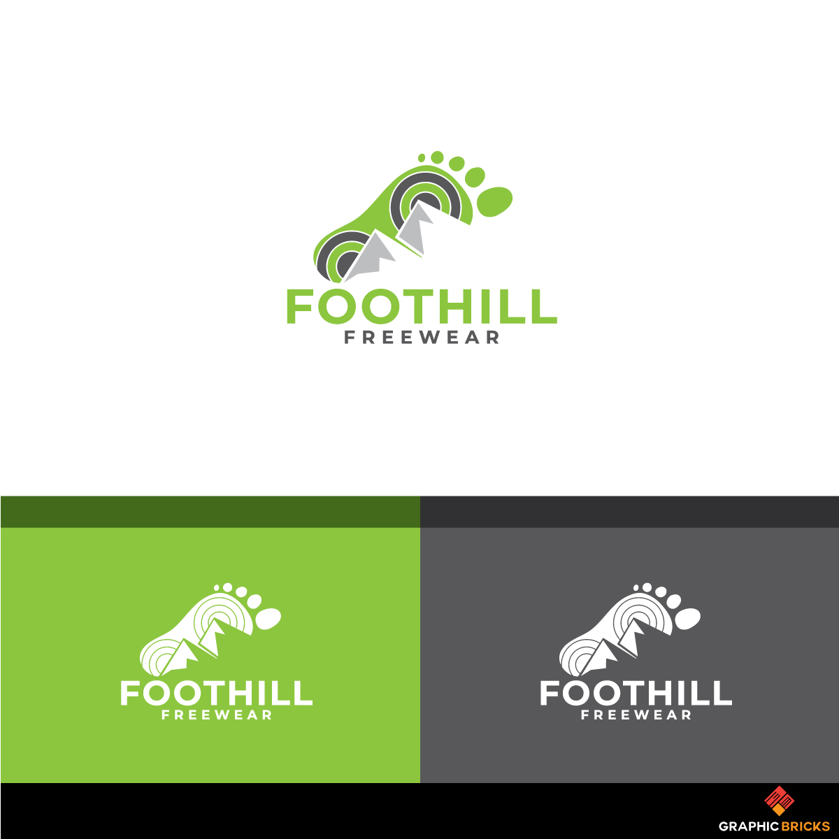 Logo Design by Graphic Bricks for Foothill Freewear | Design #19147265