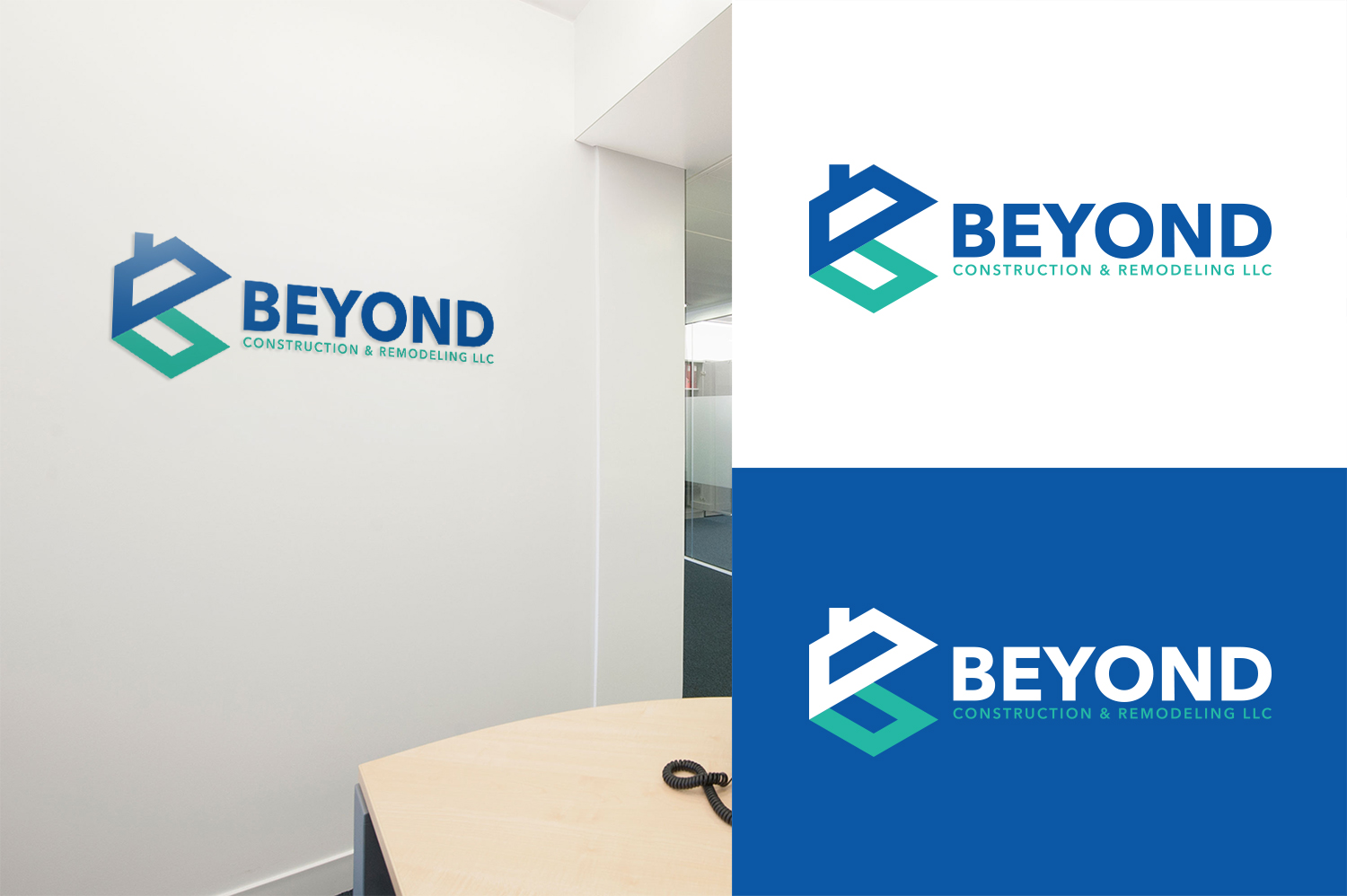 Logo Design by Grafactory for Beyond Construction & Remodeling LLC | Design #19175837