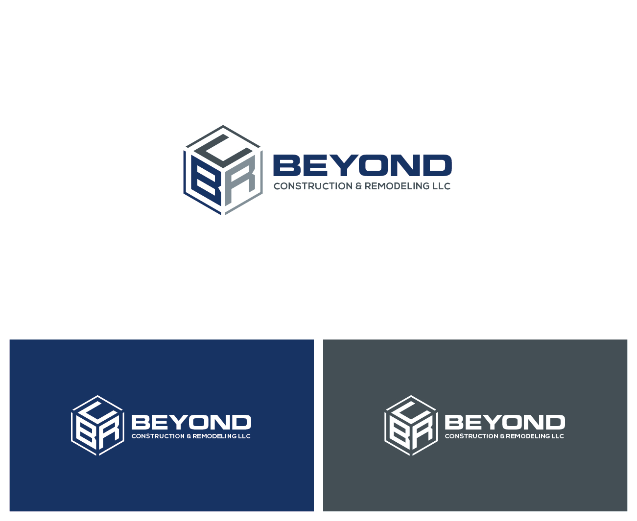 Logo Design by Muhammad Imran 3 for Beyond Construction & Remodeling LLC | Design #19156236