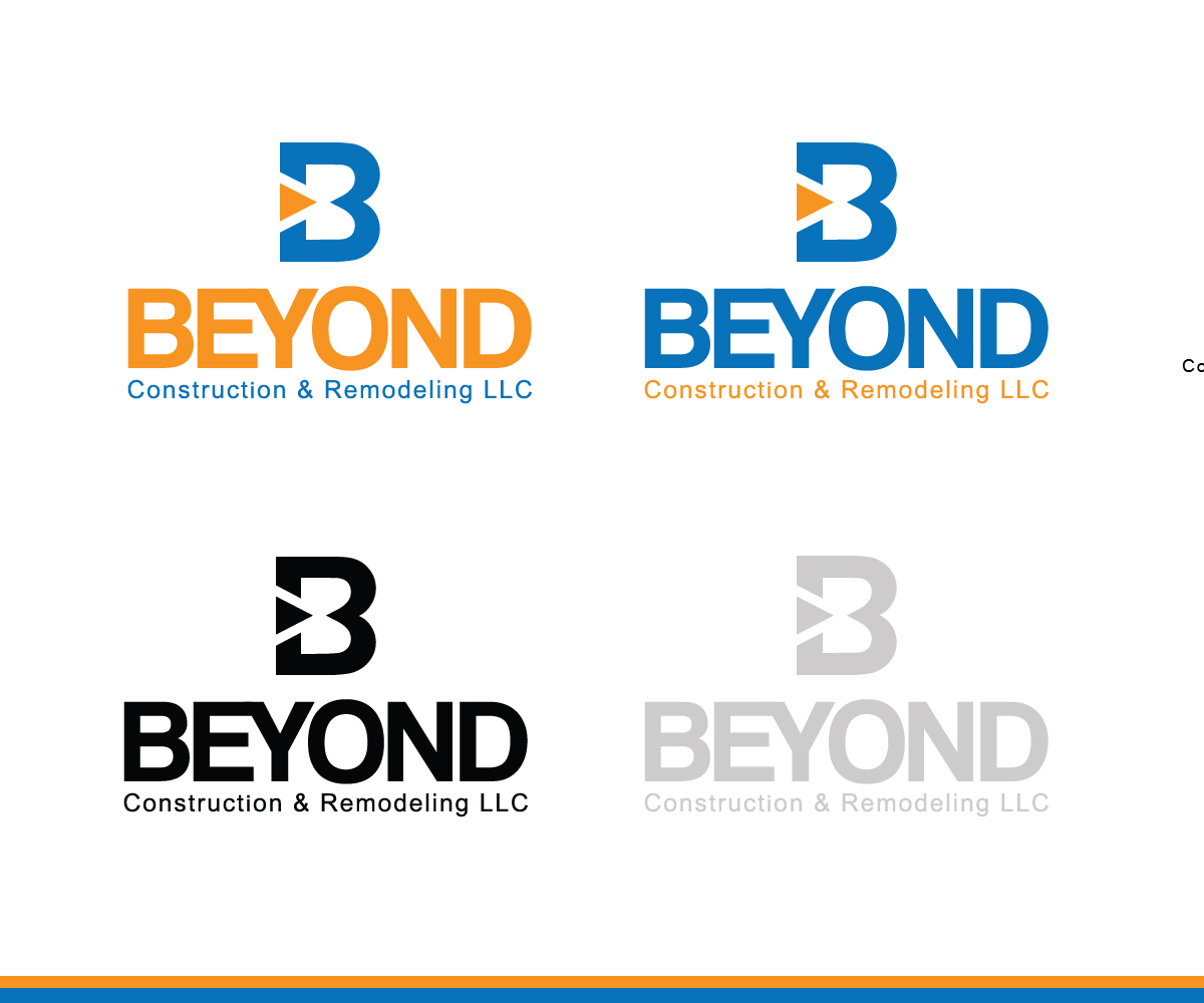 Logo Design by ACHUDHAN for Beyond Construction & Remodeling LLC | Design #19159507