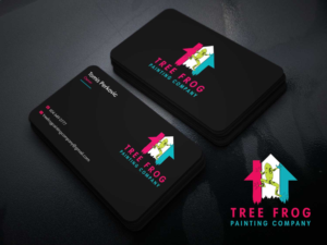 Visitenkarten-Design von Riz' für Tree Frog Painting Company | Design #19171137