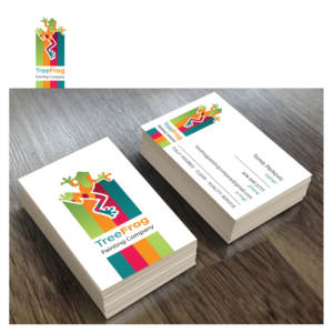 Visitenkarten-Design von wall-jamboree für Tree Frog Painting Company | Design #19200292