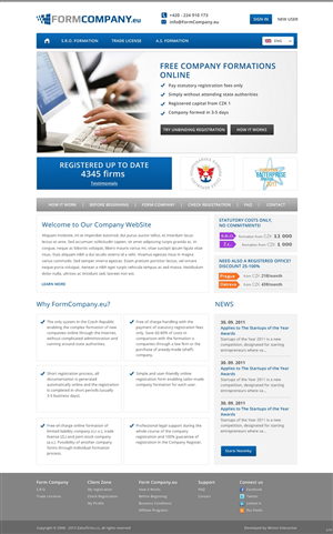 Web Design by pb for this project | Design: #2866902
